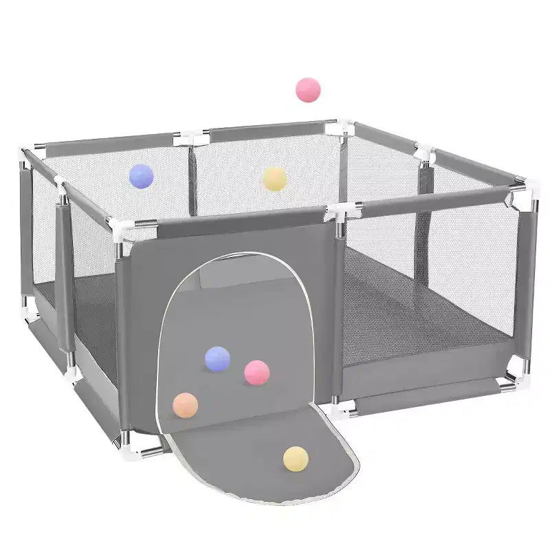 Parc Bébé 50x50 à 4 Panneaux - Aire de Jeu Portable Spacieuse et Sécurisée
