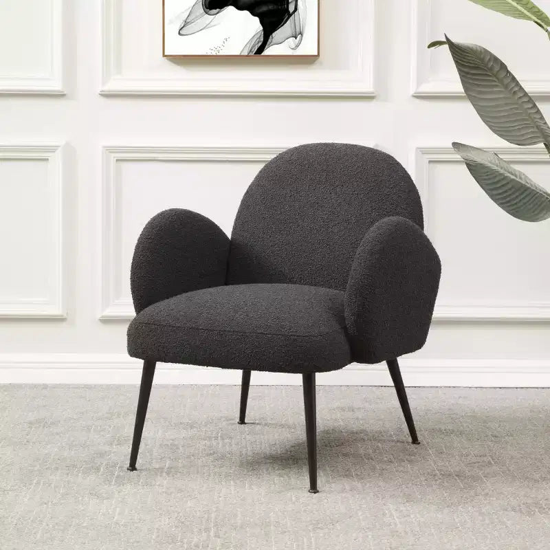 Fauteuil d'appoint en bouclé Crystalyn - SFV4790
