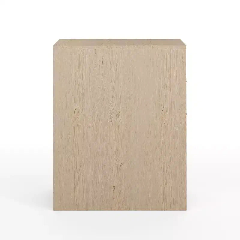 Bureau de télétravail modulaire Kayden avec un tiroir et caisson de classement à 3 tiroirs