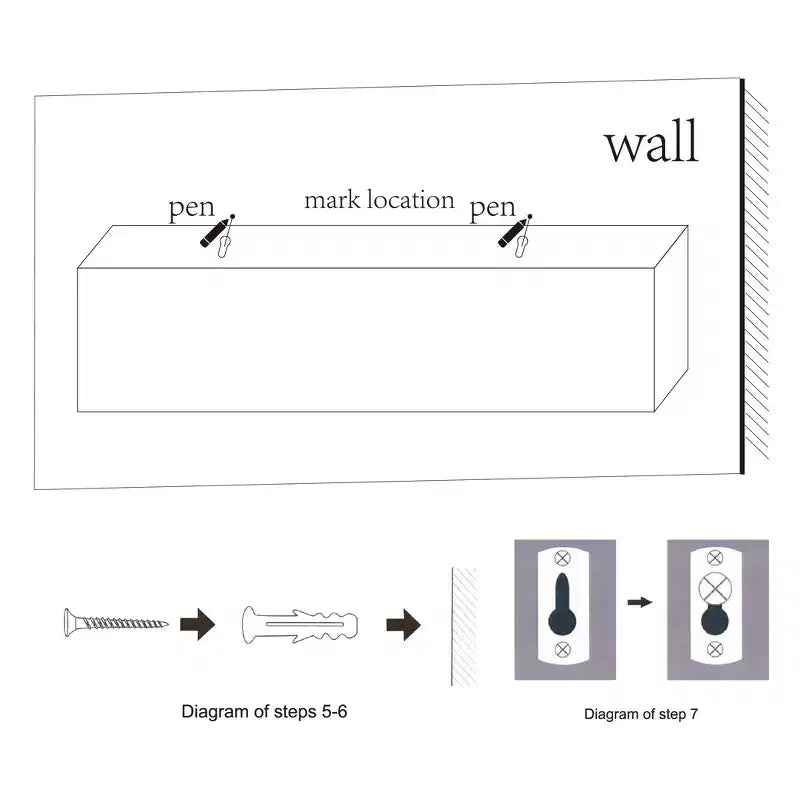 Lot de 2 étagères flottantes murales en MDF noir pour la décoration et le rangement, idéales pour chambre, salon, salle de bain, cuisine