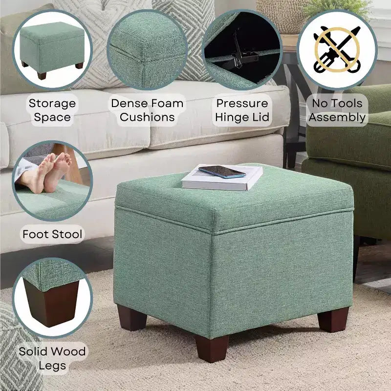 Pouf de rangement Madison