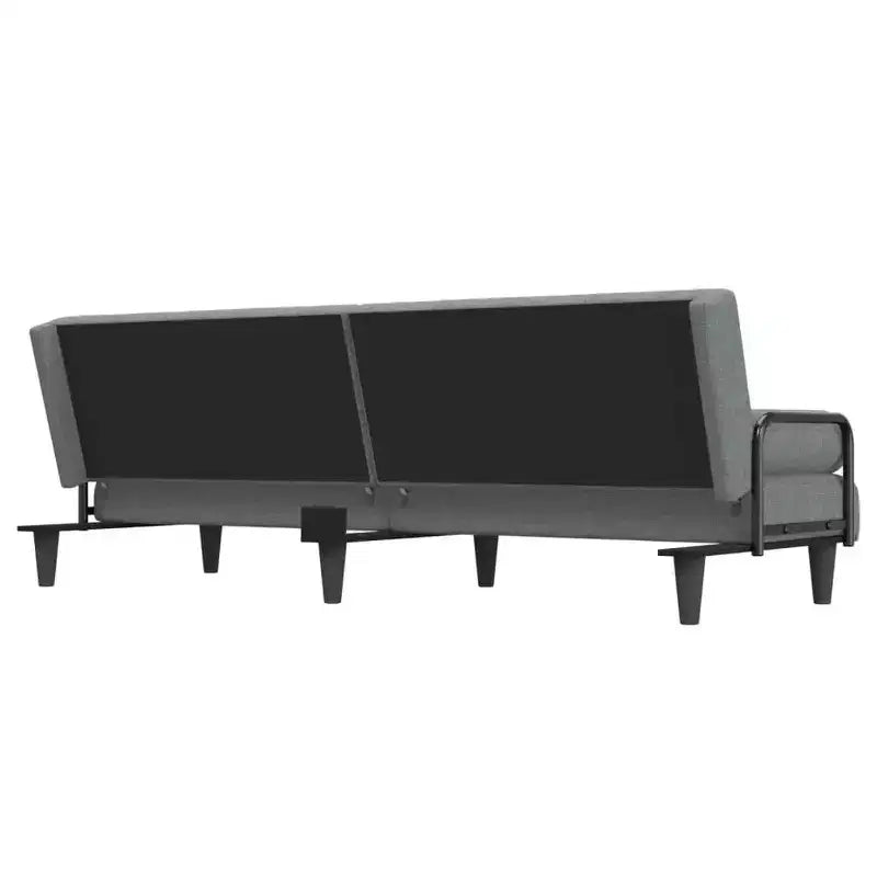 Canapé convertible avec accoudoirs - Canapé inclinable causeuse en tissu