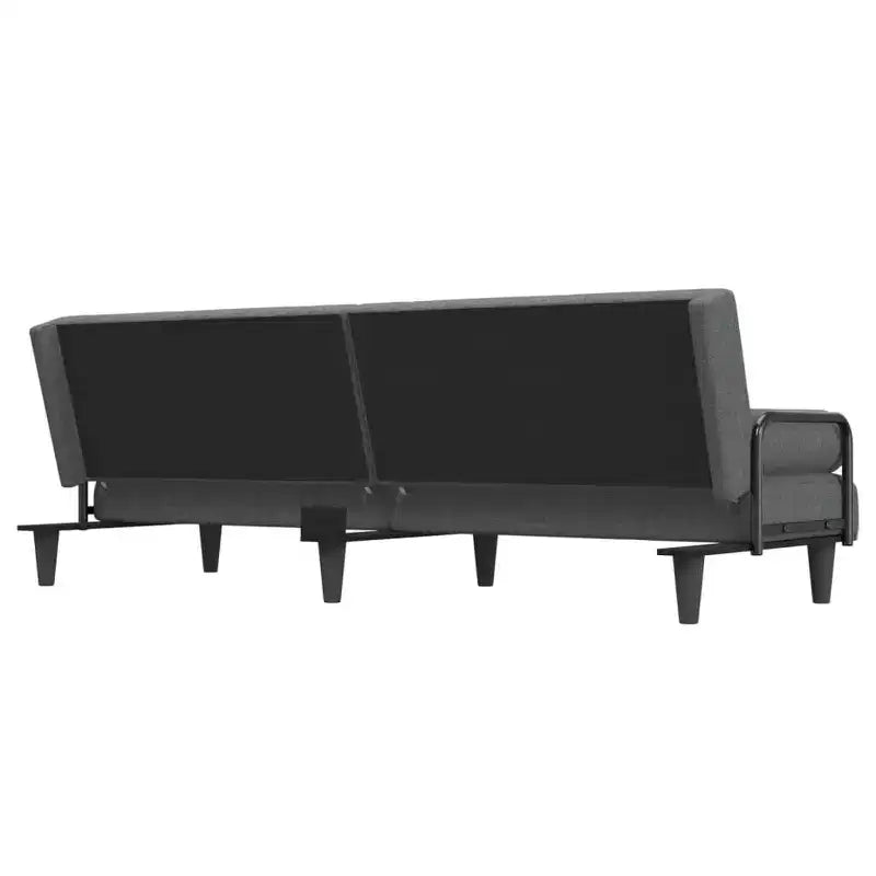 Canapé convertible avec accoudoirs - Canapé inclinable causeuse en tissu