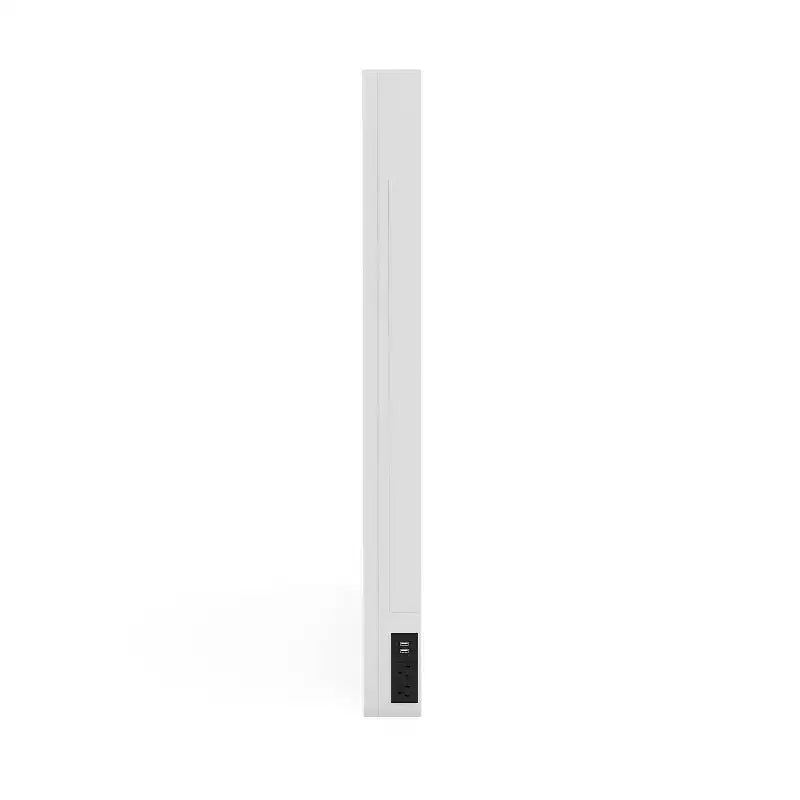Miroir Contemporain Grayde avec Lumière LED et Prise USB Blanc Lumineux